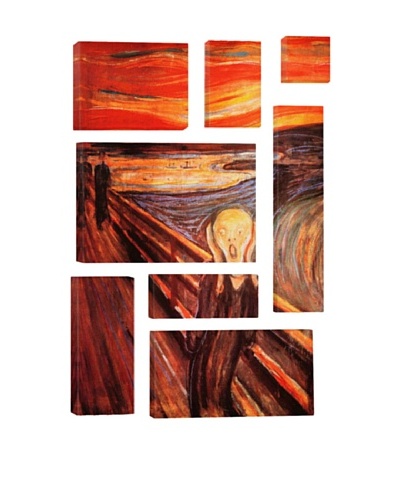 Edvard Munch The Scream 8-Piece Giclée Canvas Print