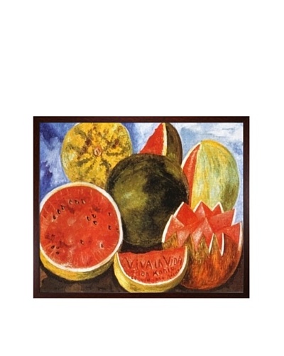 Frida Kahlo's Viva la Vida, Watermelons Framed Reproduction Oil Painting