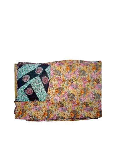 Vintage Kantha Throw, Multi, 60 x 75As You See