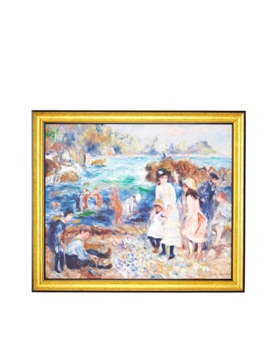 Pierre-Auguste Renoir: Children on the Seashore, Guernsey (Enfants au bord de la mer à Guernesey), 1...