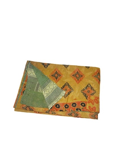 Vintage Kantha Throw Kanti, Multi, 60 x 90