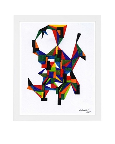 Manuel Roman Three Dimensional Framed Art, Multi