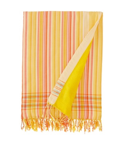 Mili Design Kenyan Towel, Orange, 36 x 64