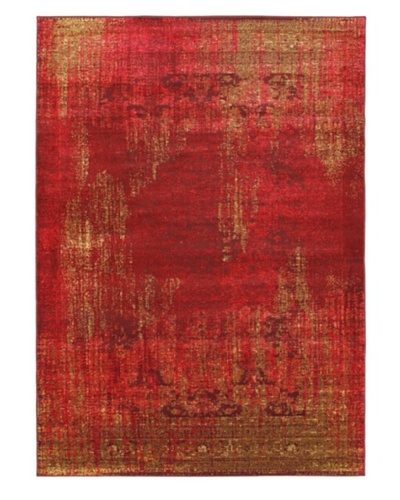 Wash Area Rug, Red, 5' 5 x 7' 9