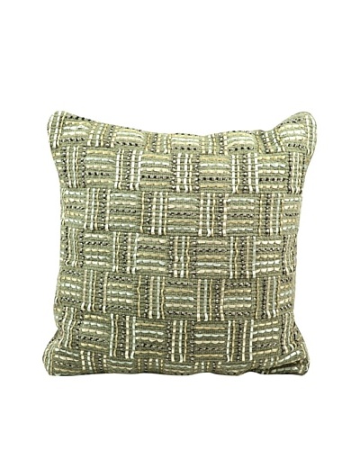 Joseph Abboud Ribbing Jacquard Pillow, Copper, 20 x 20