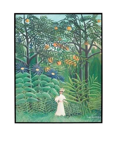 Henri Rousseau: Woman Walking in an Exotic Forest (Femme se promenant dans un forêt exotique), 1905As You See