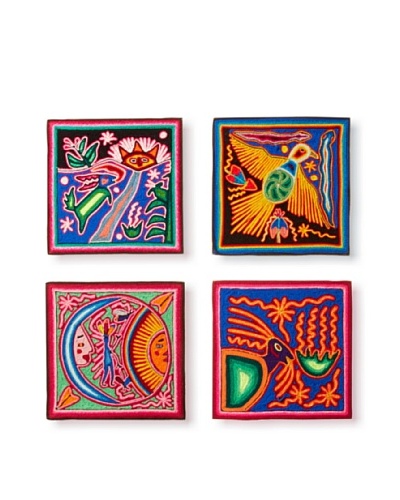 Set of 4 Wall Hangings, Multi