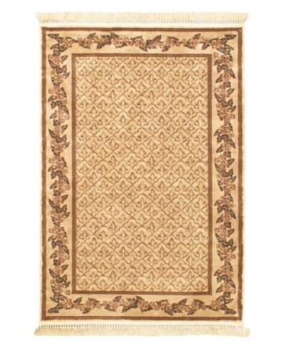 Persian Rug, Beige, 4' 7 x 6' 7