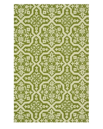 Venice Beach Indoor/Outdoor Rug [Peridot/Ivory]