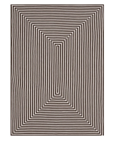 Stripes Indoor/Outdoor Rug [Brown]