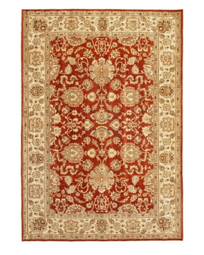 Lotus Garden Traditional Rug, Dark Copper, 6' 7 x 9' 6