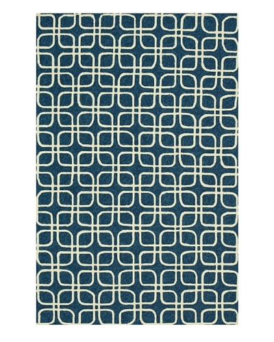 Venice Beach Indoor/Outdoor Rug [Blue/Ivory]