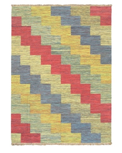 Izmir Kilim Casual Kilim, Light Green, 4' 9 x 6' 7