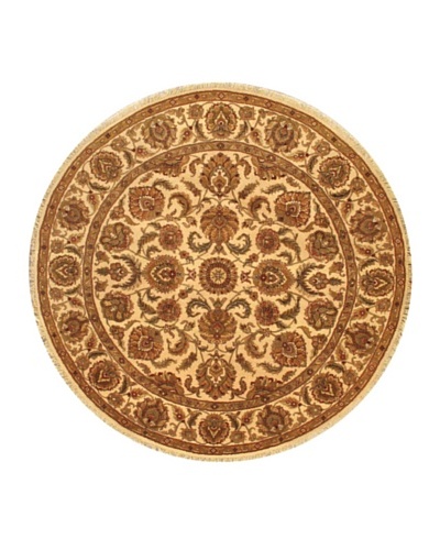 Hand-Knotted Sultanabad Oriental Rug, Beige, 8' 1 Round