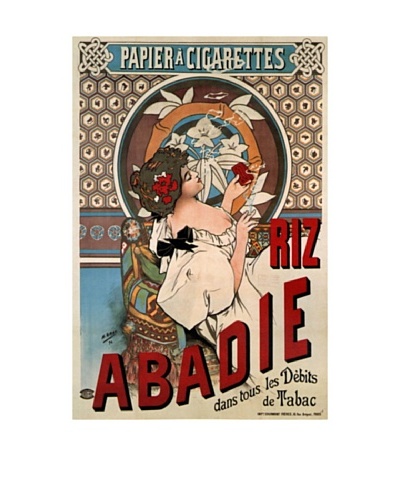 Abadie Cigs 1828 France Giclée Canvas Print