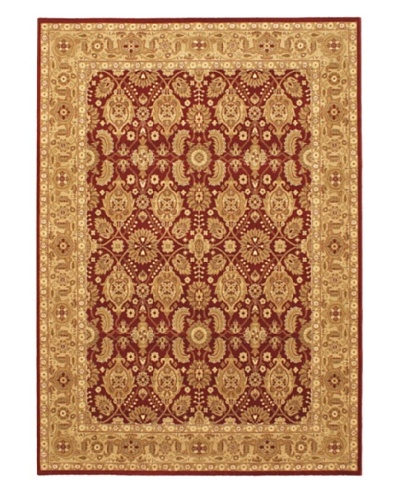 Royale Rug, Dark Red/Khaki, 5' 7 x 7' 10