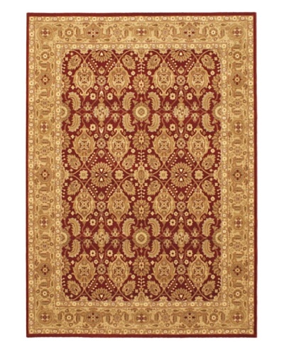 Royale Rug, Dark Red/Khaki, 5' 7 x 7' 10