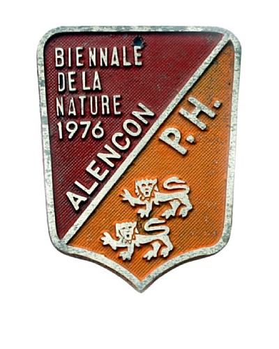 Steel French Sign Biennale Dela Nature 1976 Alencon PH