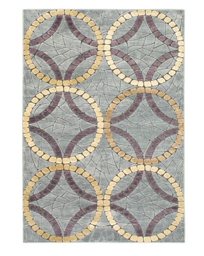 Braque Rug, Gray/Light Gold, 5' 2 x 7' 5