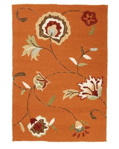 Jaipur Rugs Inc. Jardin Hand Hooked Rug [Paprika]