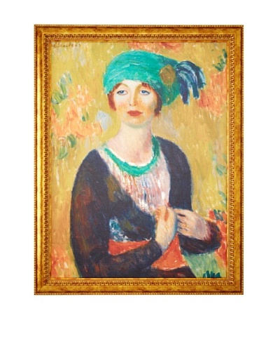 William James Glackens: Girl in Green Turban, 1913