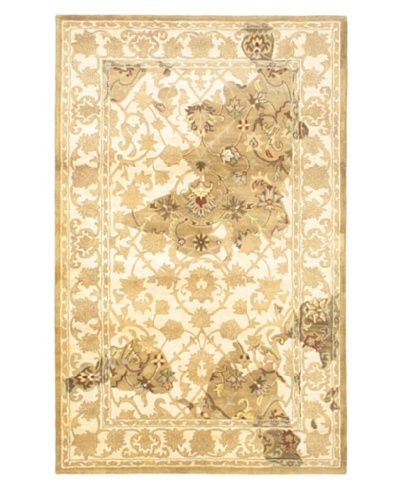 Handmade Natura Rug, Beige/Cream, 5' x 8'