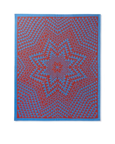 Star Throw, Red/Blue