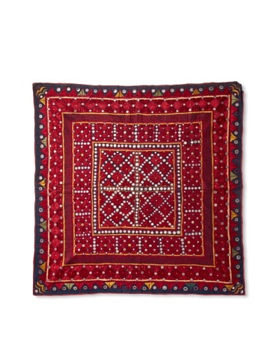 Sari Throw, Burgundy