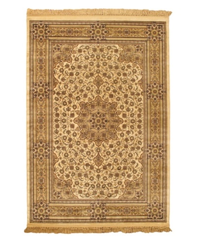 Mashad Kashmir Rug, Beige, 5' 2 x 7' 7