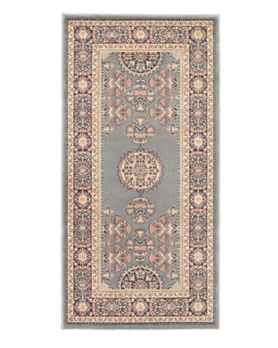 Oriental Garden Rug, Teal, 2' 3 x 4' 6