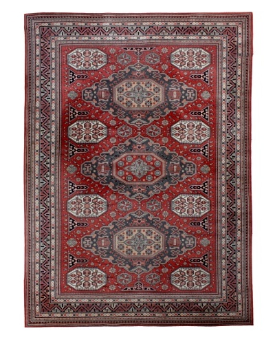 Shiraz Rug, Salmon/Navy Blue/Blue/Cream, 11' 5 x 8' 3