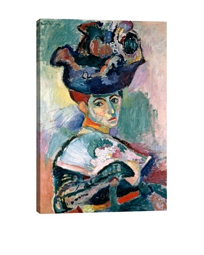Henri Matisse's Woman in a Hat (1905) Giclée Canvas Print