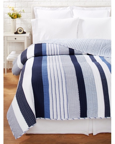 Nantucket Dream Nautical Winds Quilt [Blue/Multi]