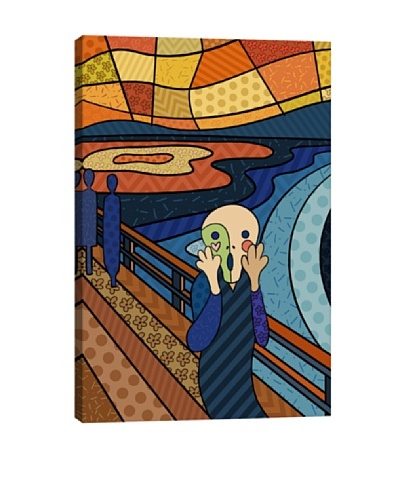 The Scream 3 (After Edvard Munch) Canvas Giclée Print