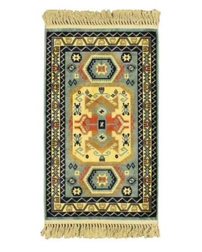 Persian Rug, Light Blue, 2' x 3' 3