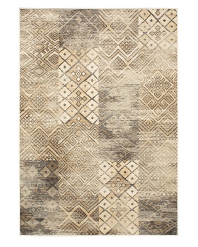 Kouros Rug, Cream/Khaki, 5' 2 x 7' 5