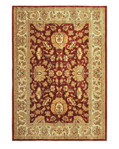 Lotus Garden Traditional Rug, Dark Copper, 6' 7 x 9' 6