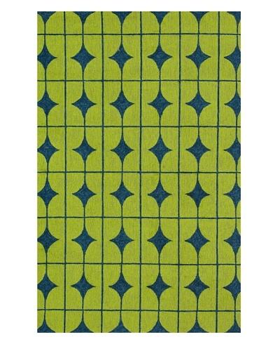 Venice Beach Indoor/Outdoor Rug [Lime/Blue]