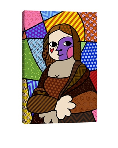 Mona Lisa 2 (After Leonardo Da Vinci) Canvas Giclée Print