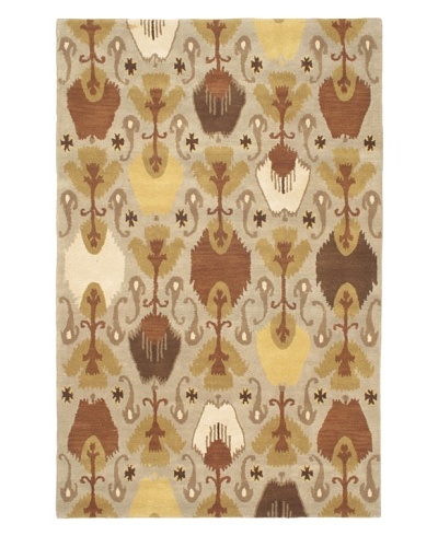 Handmade Soho Downtown Rug, Khaki, 5' 1 x 8'