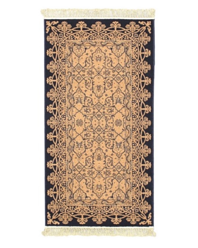 Royale Rug, Beige/Dark Navy, 2' 10 x 5' 3