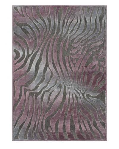 Kenya Rug, Gray/Purple, 5' 2 x 7' 5