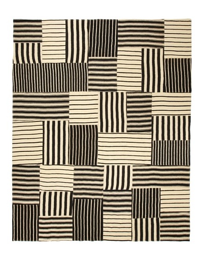 Flatweave Mono Stripes, 6' x 9'