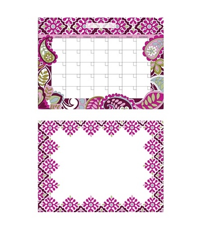 Very Berry Dry-Erase Calendar Message Board Combo