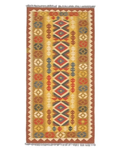 Anatolian Kilim Transitional Kilim, Light Gold, 3' 3 x 6' 6