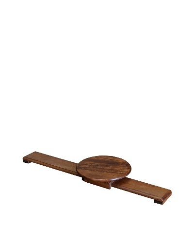 2 Day Designs Sliding Lazy Susan, Pine