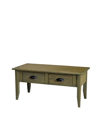 2 Day Designs Jefferson Coffee Table, Fern