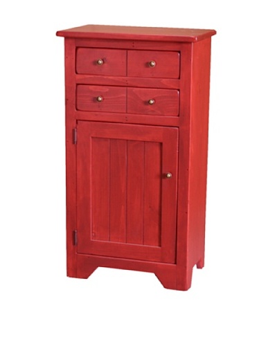 2 Day Designs Bedside Chest, Rouge