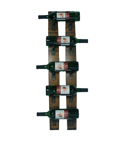 2 Day Designs 5-Bottle Wall Rack