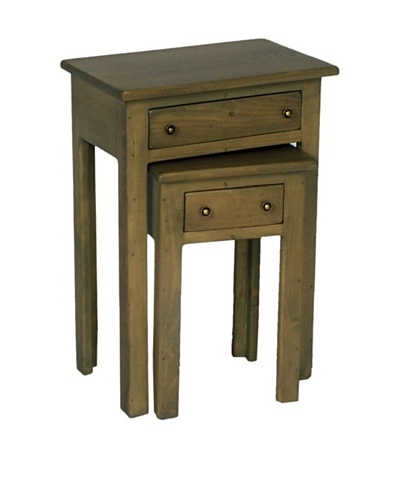 2 Day Designs Nesting Tables, Fern